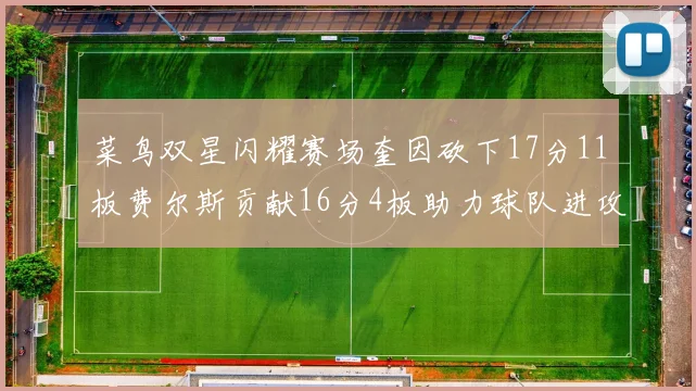 菜鸟双星闪耀赛场奎因砍下17分11板费尔斯贡献16分4板助力球队进攻
