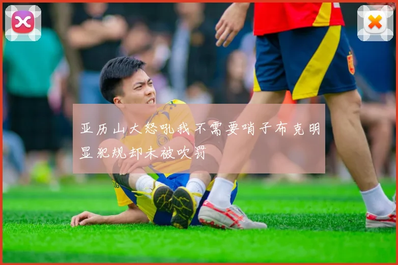 亚历山大怒吼我不需要哨子布克明显犯规却未被吹罚